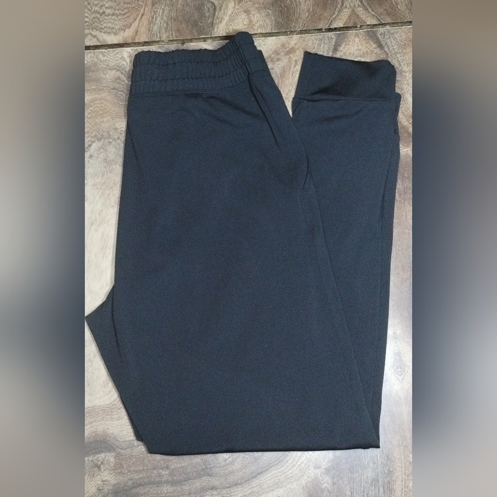 Pink Active Black Elastic Waist Pants (L)